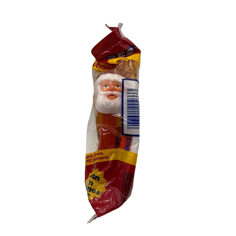 PEZ Candy Dispenser New Santa Claus‎ Christmas Holiday Red Stem Sealed Bag